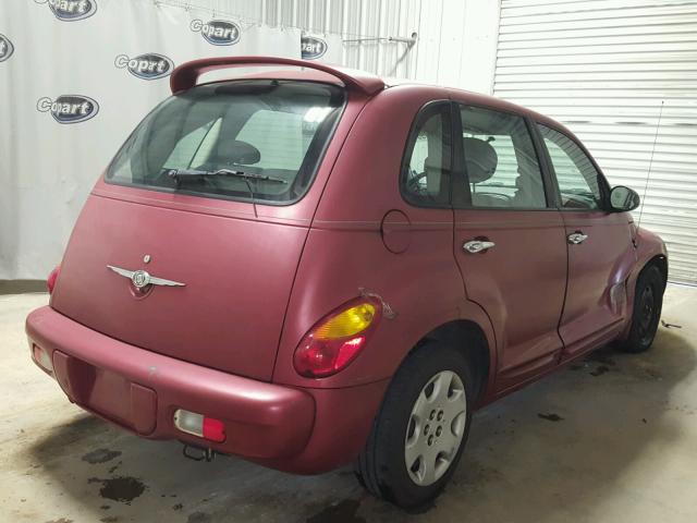 3C4FY48B14T237606 - 2004 CHRYSLER PT CRUISER BURGUNDY photo 4