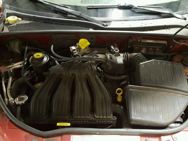 3C4FY48B14T237606 - 2004 CHRYSLER PT CRUISER BURGUNDY photo 7