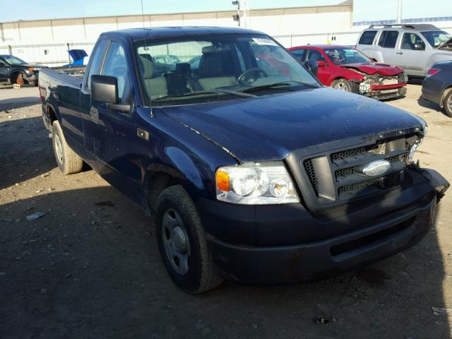 1FTRF12227NA76228 - 2007 FORD F150 BLUE photo 1