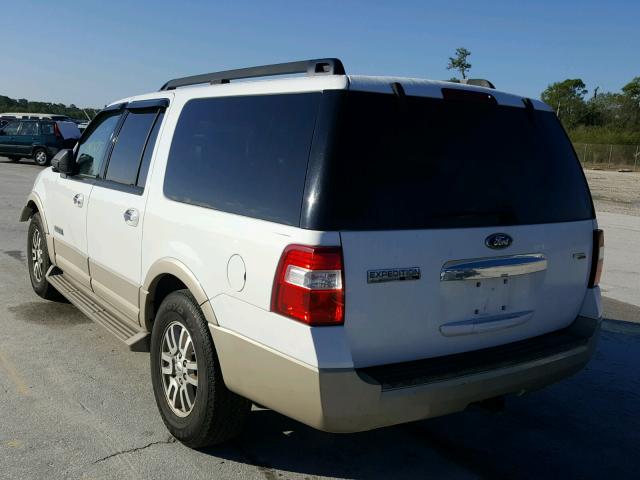 1FMFK18507LA14155 - 2007 FORD EXPEDITION WHITE photo 3