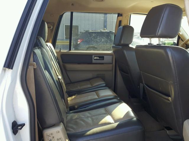 1FMFK18507LA14155 - 2007 FORD EXPEDITION WHITE photo 6