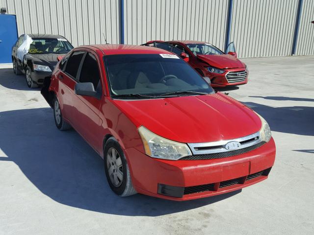 1FAHP34N18W270438 - 2008 FORD FOCUS S/SE RED photo 1