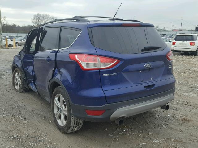 1FMCU9GX4DUB25702 - 2013 FORD ESCAPE SE BLUE photo 3