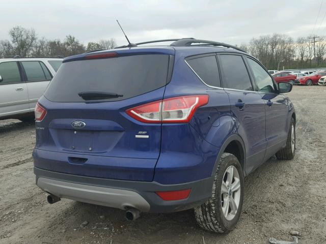 1FMCU9GX4DUB25702 - 2013 FORD ESCAPE SE BLUE photo 4