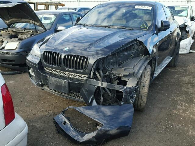 5UXFG43518LJ35419 - 2008 BMW X6 XDRIVE3 BLACK photo 2