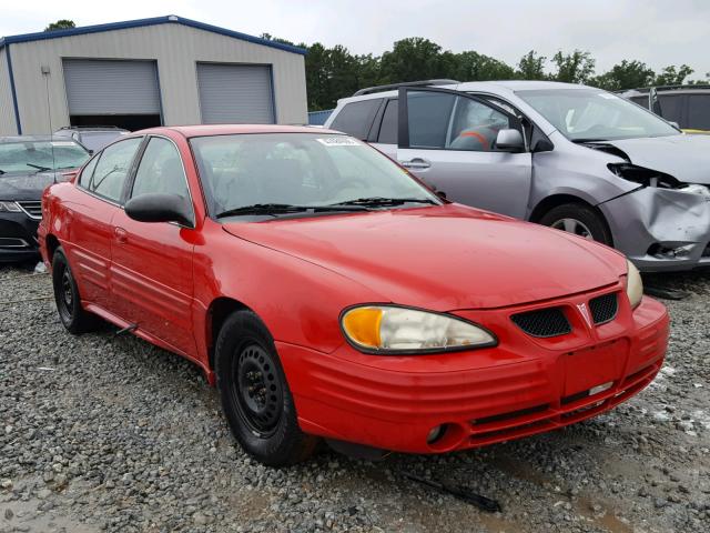 1G2NF52F42C299436 - 2002 PONTIAC GRAND AM S RED photo 1