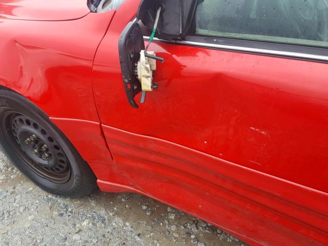 1G2NF52F42C299436 - 2002 PONTIAC GRAND AM S RED photo 9