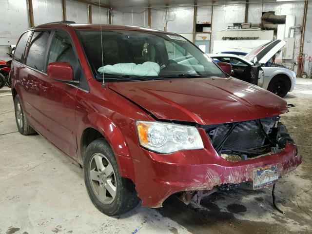 2D4RN5DG0BR689515 - 2011 DODGE GRAND CARA MAROON photo 1