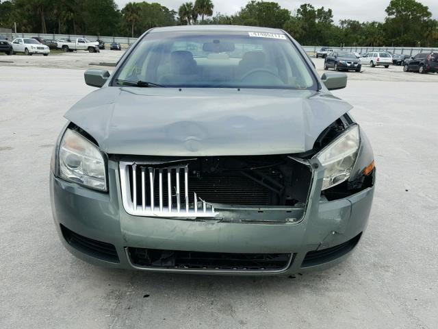 3MEHM07Z39R634197 - 2009 MERCURY MILAN GREEN photo 9