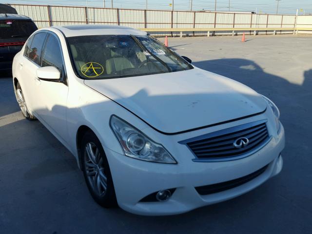 JN1CV6AP7AM402026 - 2010 INFINITI G37 BASE WHITE photo 1