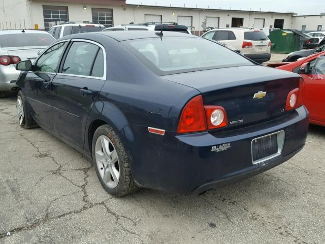 1G1ZG57B794223836 - 2009 CHEVROLET MALIBU LS BLUE photo 3