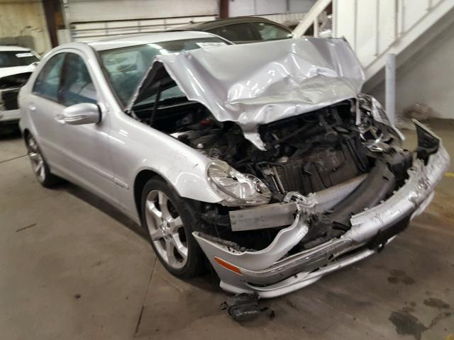 WDBRF52H47F852489 - 2007 MERCEDES-BENZ C 230 SILVER photo 1