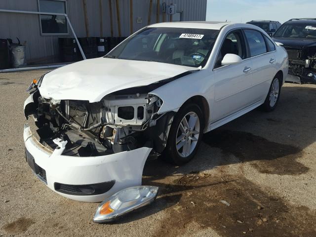 2G1WC5E30D1232764 - 2013 CHEVROLET IMPALA LTZ WHITE photo 2