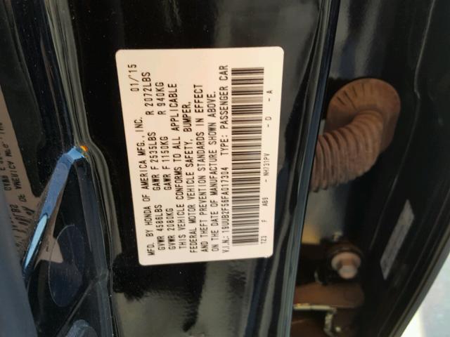 19UUB2F56FA017304 - 2015 ACURA TLX TECH BLACK photo 10