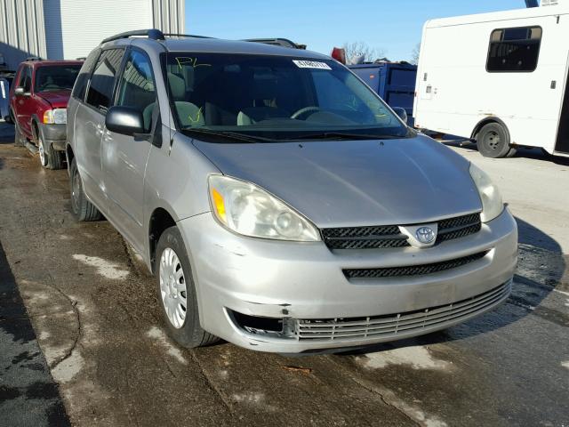 5TDZA23C55S322837 - 2005 TOYOTA SIENNA CE SILVER photo 1