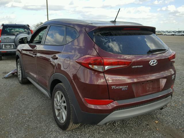 KM8J3CA2XHU340687 - 2017 HYUNDAI TUCSON LIM RED photo 3