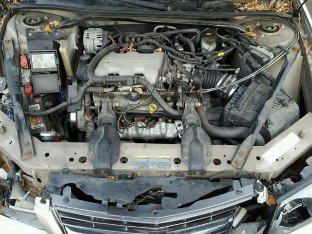 2G1WF52E439322111 - 2003 CHEVROLET IMPALA BEIGE photo 7