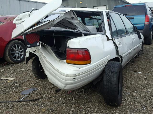 3FASP13J5SR149270 - 1995 FORD ESCORT LX WHITE photo 4