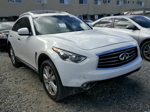 JN8AS1MU3CM122046 - 2012 INFINITI FX35 WHITE photo 1