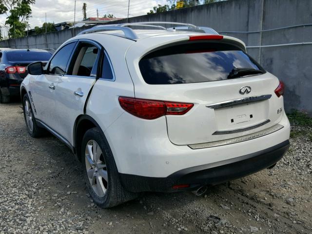 JN8AS1MU3CM122046 - 2012 INFINITI FX35 WHITE photo 3