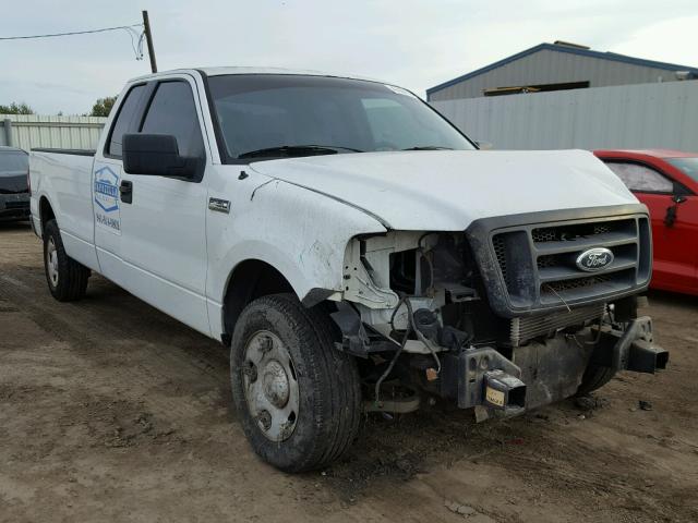 1FTVX12575NB27399 - 2005 FORD F150 WHITE photo 1