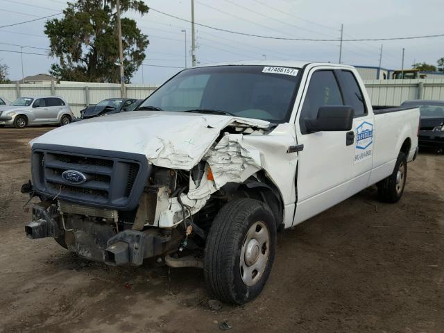 1FTVX12575NB27399 - 2005 FORD F150 WHITE photo 2