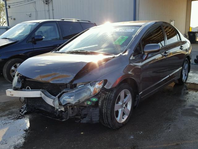 2HGFA16679H511062 - 2009 HONDA CIVIC GRAY photo 2