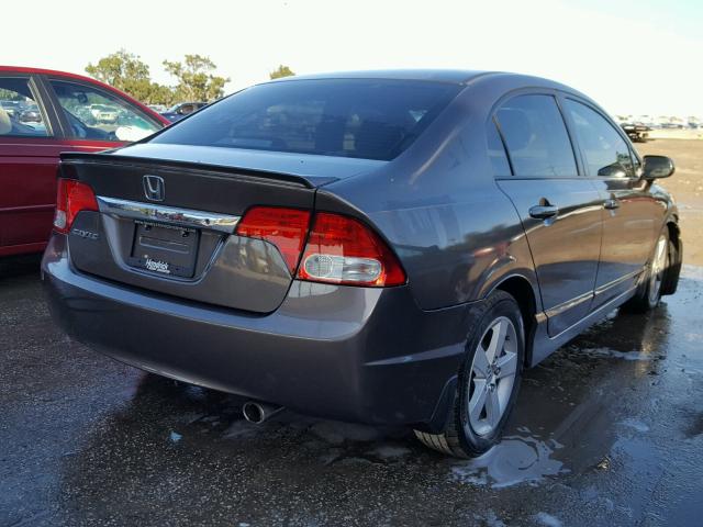 2HGFA16679H511062 - 2009 HONDA CIVIC GRAY photo 4