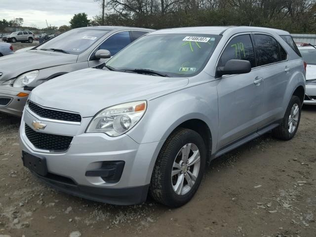 2CNALBEC9B6430674 - 2011 CHEVROLET EQUINOX LS SILVER photo 2