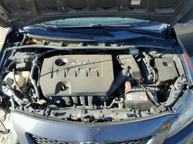 2T1BU4EE8AC461754 - 2010 TOYOTA COROLLA BA GRAY photo 7