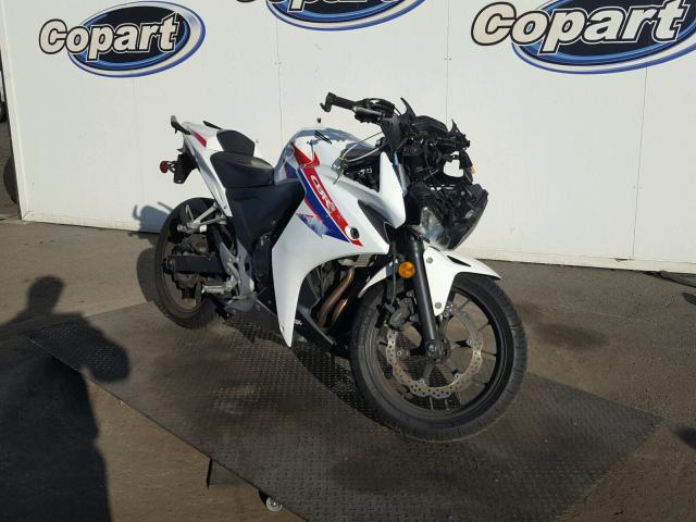 MLHPC4415D5002414 - 2013 HONDA CBR500 R WHITE photo 1