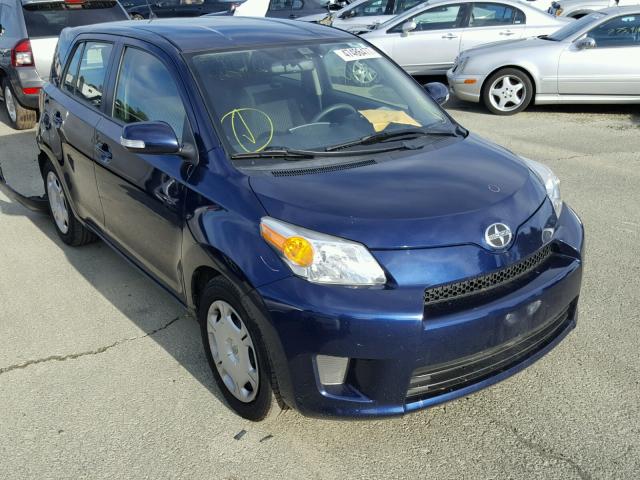 JTKKU4B43C1023848 - 2012 TOYOTA SCION XD BLUE photo 1