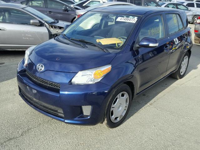 JTKKU4B43C1023848 - 2012 TOYOTA SCION XD BLUE photo 2