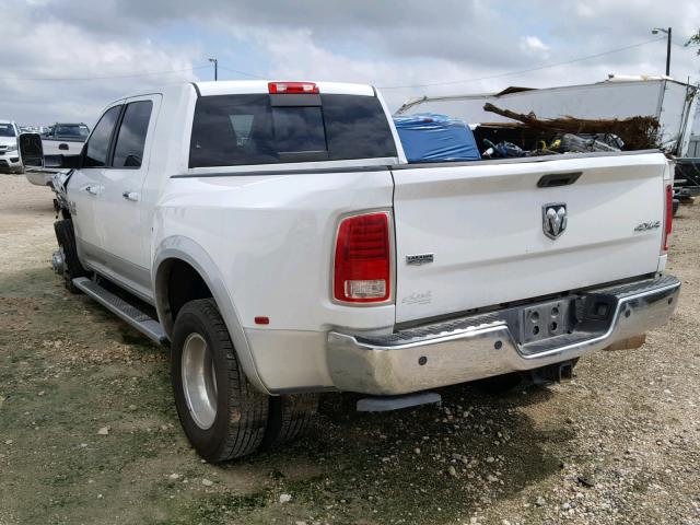 3C63RRML8FG504397 - 2015 RAM 3500 LARAM WHITE photo 3