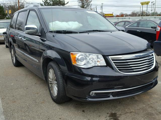 2C4RC1GG6DR569227 - 2013 CHRYSLER TOWN & COU BLACK photo 1