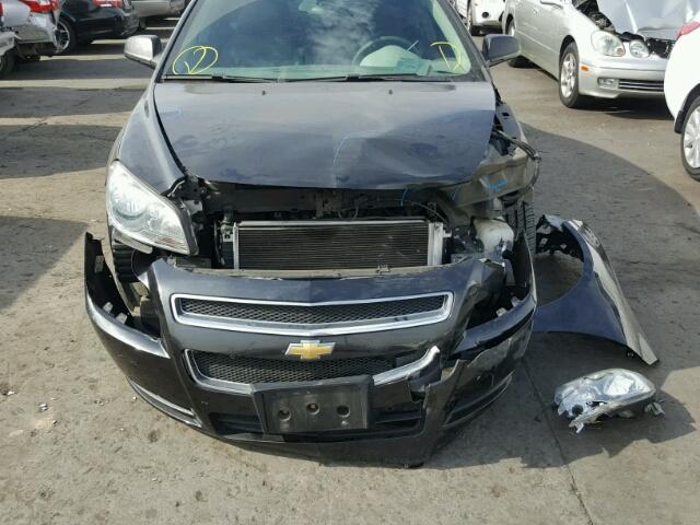 1G1ZB5EB1AF211580 - 2010 CHEVROLET MALIBU LS შავი ფოტო 9