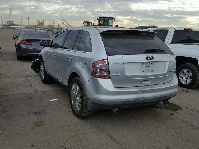 2FMDK3KC5ABA84638 - 2010 FORD EDGE LIMIT GRAY photo 3