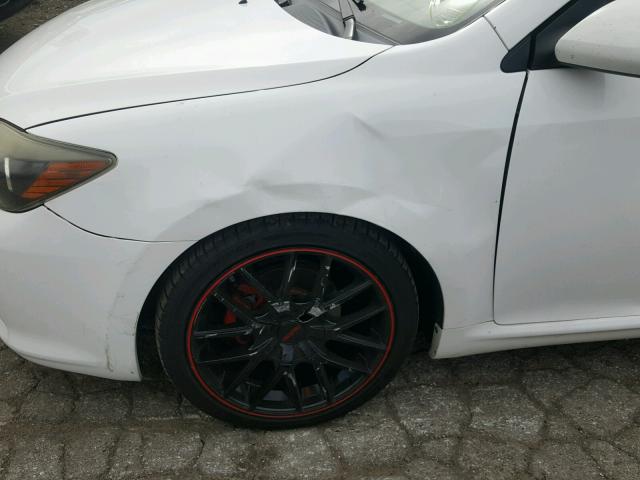 JTKDE167880249468 - 2008 TOYOTA SCION TC 白色 照片 10