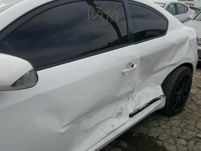 JTKDE167880249468 - 2008 TOYOTA SCION TC 白色 照片 9