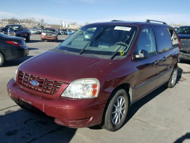 2FMZA51626BA02517 - 2006 FORD FREESTAR S MAROON photo 2