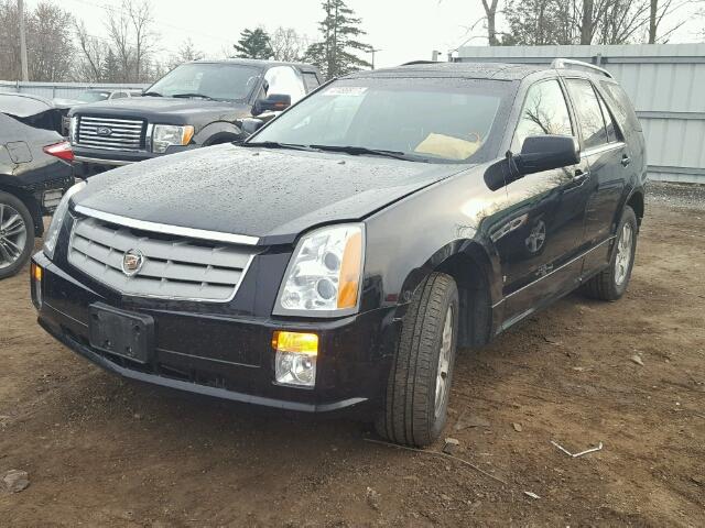 1GYEE437780203254 - 2008 CADILLAC SRX BLACK photo 2