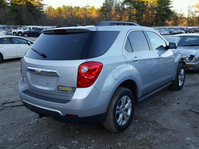 2GNFLFEK3E6376485 - 2014 CHEVROLET EQUINOX LT SILVER photo 4