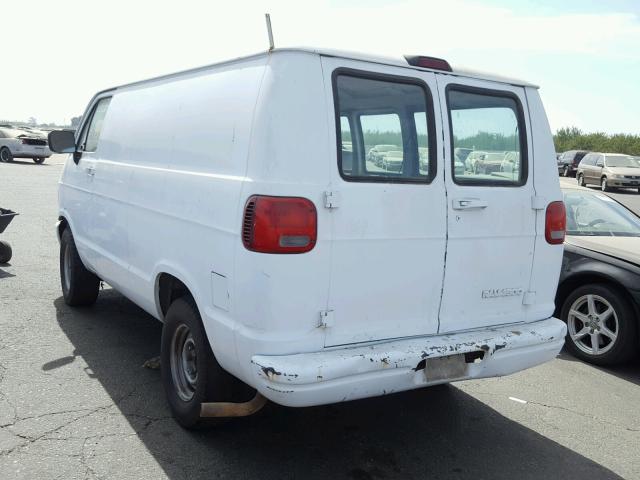 2B7HB11XXTK140025 - 1996 DODGE RAM VAN B1 WHITE photo 3