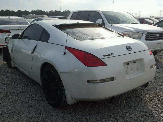 JN1BZ34D18M700274 - 2008 NISSAN 350Z COUPE WHITE photo 3