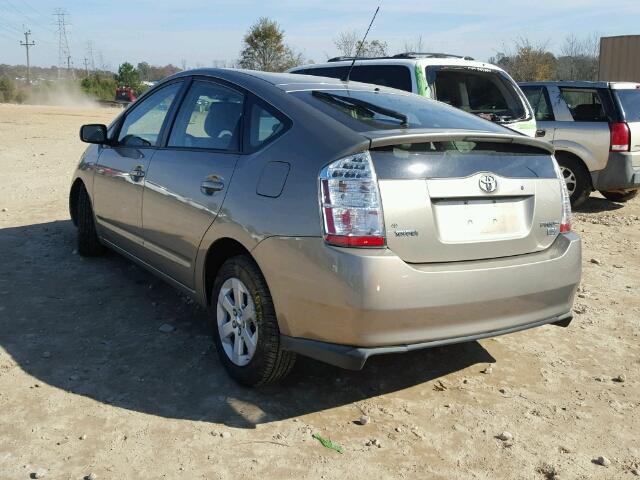 JTDKB20U677570751 - 2007 TOYOTA PRIUS BEIGE photo 3