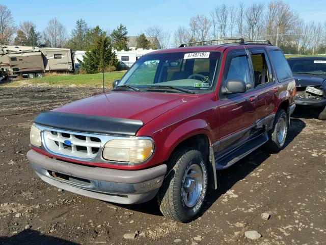 1FMDU34X1SUC26943 - 1995 FORD EXPLORER RED photo 2