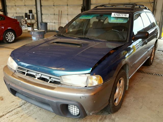 4S3BG6854W7629560 - 1998 SUBARU LEGACY 30T GREEN photo 2