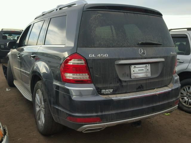 4JGBF7BE4AA585486 - 2010 MERCEDES-BENZ GL 450 4MA BLACK photo 3