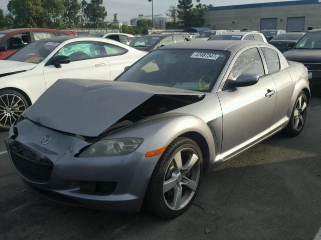 JM1FE173340129163 - 2004 MAZDA RX8 GRAY photo 2