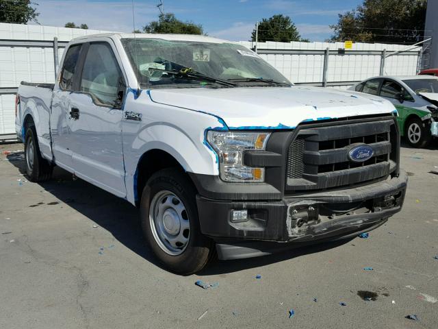 1FTEX1C87HKE19391 - 2017 FORD F150 SUPER WHITE photo 1